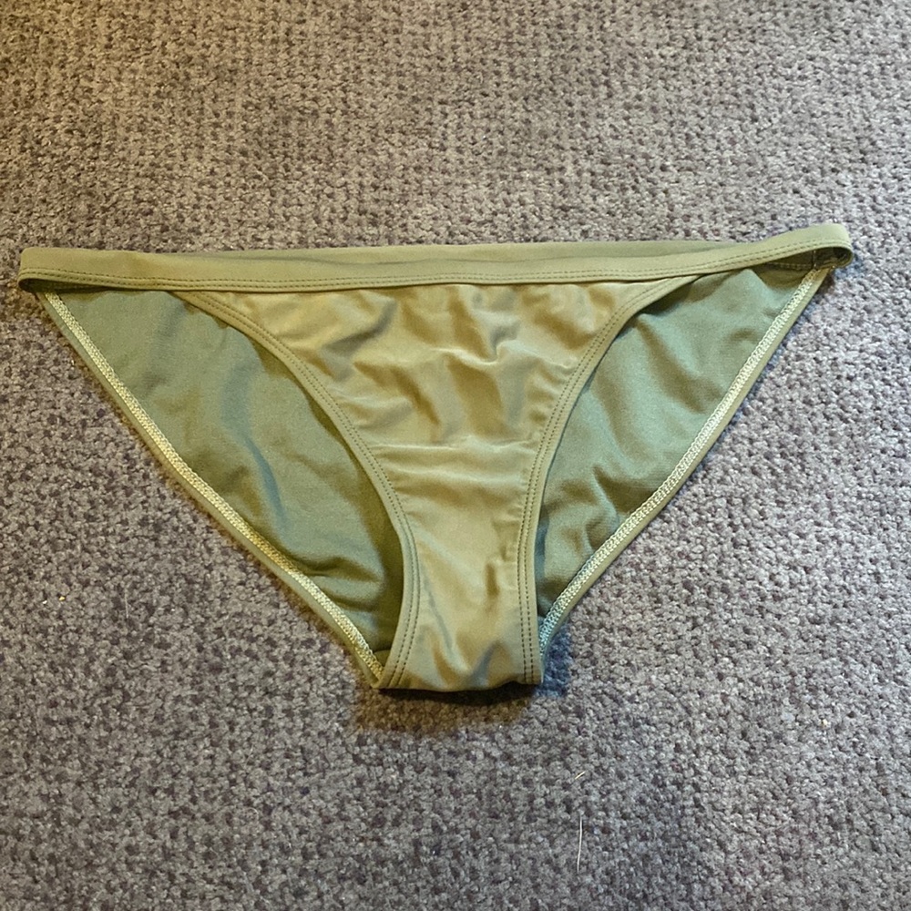 Army green bathing suit bottom Size 7/9